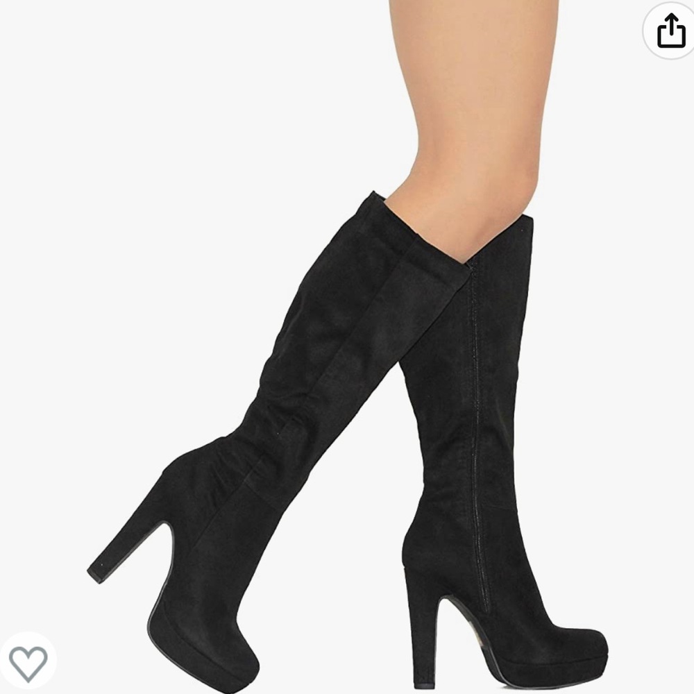 Black High Heel Boots